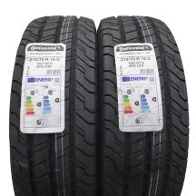 2 x CONTINENTAL 215/70 R15C 109/107S ContiVanContact 100 Sommerreifen 2023 WIE NEU VOLL