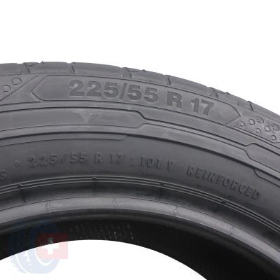 4. 2 x CONTINENTAL 225/55 R17 101V ContiVanContact 200 Sommerreifen Reinforced 6,8mm 2015, 2016 