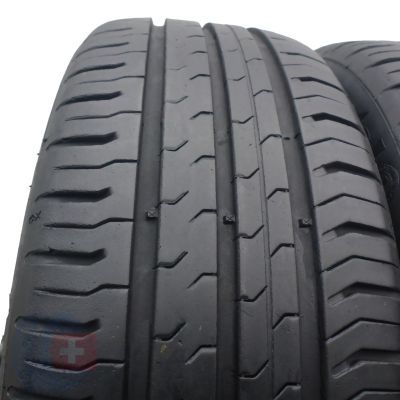 3. 2 x CONTINENTAL 185/50 R16 81H ContiEcoContact 5 Sommerreifen  2018 6.8mm