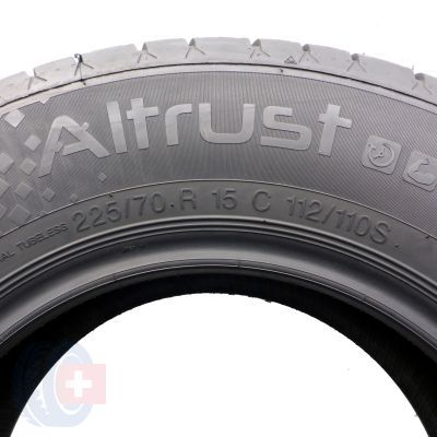 5. 225 70 15C 2x APOLLO 225/70 R15C  112/110S Altrust Sommerreifen 2018 VOLL Ungebraucht   