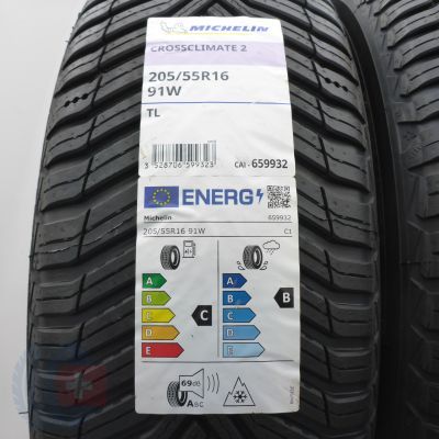 3. 205 55 16 2x MICHELIN 205/55 R16 91W CrossClimate 2 Ganzjahresreifen 2025 Ungebraucht  