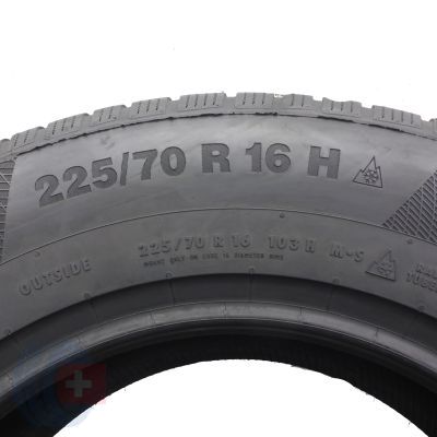 7.  225 70 16 4x CONTINENTAL 225/70 R16 103H WinterContact TS 850 P SUV Winterreifen 2022 VOLL WIE NEU