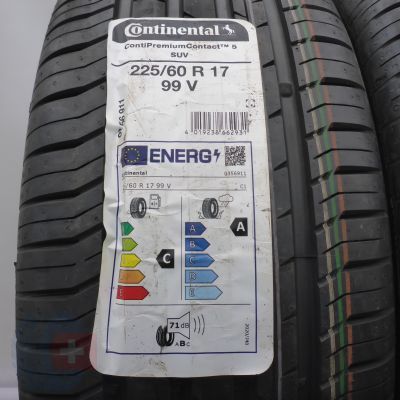 2. 225 60 17 4x CONTINENTAL 225/60 R17 99V ContiPremiumContact5 SUV Sommerreifen 2021  2. 225 60 17 4x CONTINENTAL 225/60 R17 99V ContiPremiumContact5 SUV Sommerreifen 2021