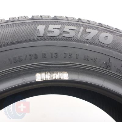 6. 155 70 13 2x SEMPERIT 75T Master Grip 2 Winterreifen 2014/18 8-7,7mm