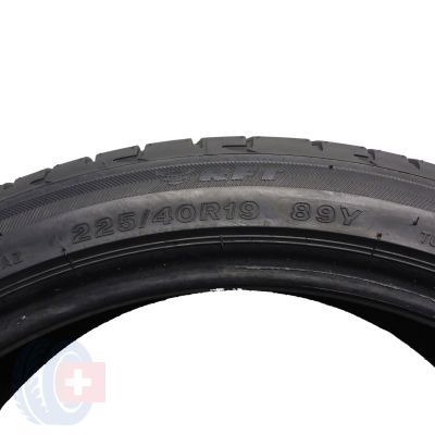 4. 225 40 19 2x BRIDGESTONE 225/40 R19 89Y Potenza S001 BMW Run Flat Sommerreifen 7mm 2019