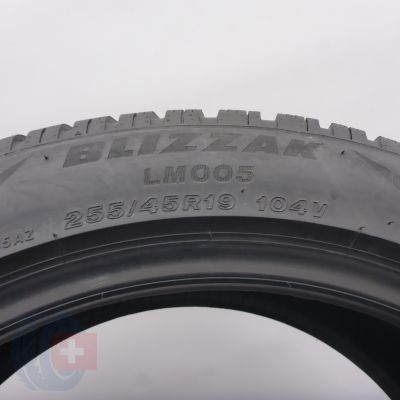 6. 255 45 19 4x BRIDGESTONE 255/45 R19 104V XL Blizzak LM005 Winterreifen 2024 8-7,2mm