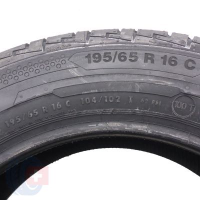 7. 4 x CONTINENTAL 195/65 R16C 104/102T ContiVanContact 100 Sommerreifen 2018 WIE NEU VOLL