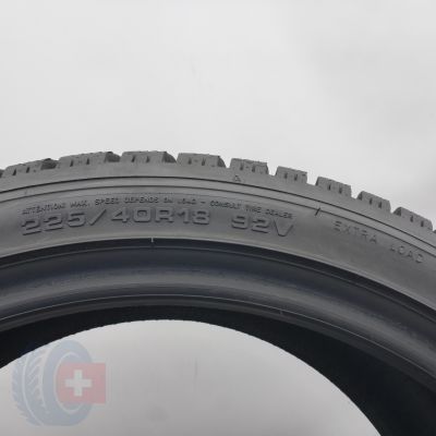 9. 225 40 18 2x DUNLOP 225/40 R18 92V XL WinterSport 5 Winterreifen 2023 7,9-8mm