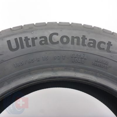 5. 185 65 15 2x CONTINENTAL 185/65 R15 92T XL UltraContact Sommerreifen 2022 UNGEBRAUCHT 