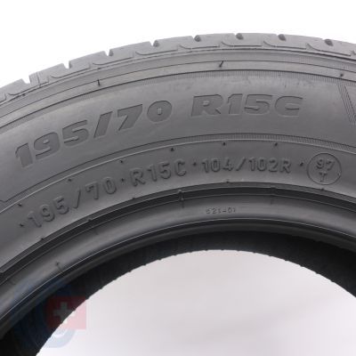 6. 195 70 15C 4x PIRELLI 195/70 R15C 104/102R Carrier Sommerreifen 2019 VOLL WIE NEU