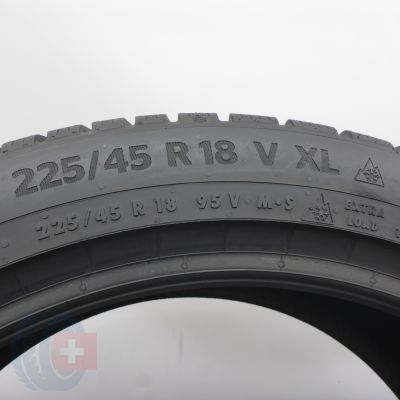 7. 225 45 18 4x CONTINENTAL 225/45 R18 95V XL WinterContact TS 870P Winterreifen 2021/22 8-7,2mm