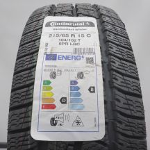 215/65 R15C 1x CONTINENTAL 104/102T VanContact Winter Winterreifen 2023 VOLL WIE NEU 