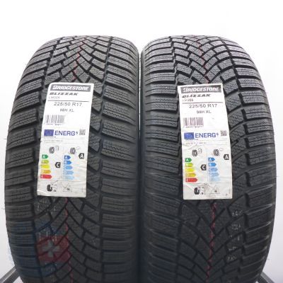 225 50 17 2x BRIDGESTONE 225/50 R17 98H XL Blizzak LM005 Winterreifen 2023 Ungebraucht   