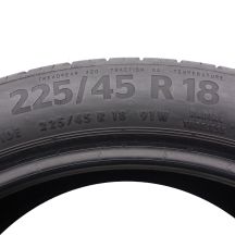 5. 4 x CONTINENTAL 225/45 R18 91W MO EcoContact 6 Sommerreifen 2020-2023 5-6mm