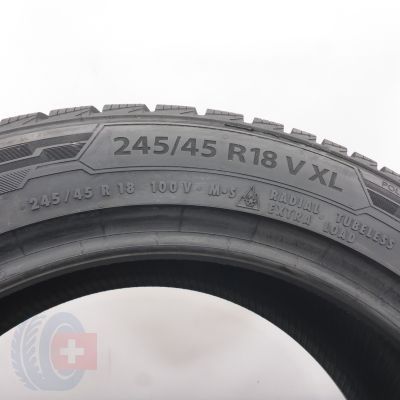 5. 245 45 18 2x BARUM 245/45 R18 100V XL Polaris 5 Winterreifen 2018 Ungebraucht  