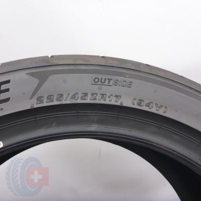 5. 225 45 17 2x BRIDGESTONE 225/45 ZR17 94Y XL Potenza Race Sommerreifen 2022 Ungebraucht   