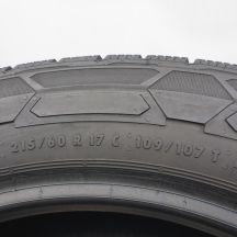 5. 215 60 17C 4x CONTINENTAL 215/60 R17C  109/107T VanContact Winter Winterreifen 2021, 2022 6,8-7,2mm