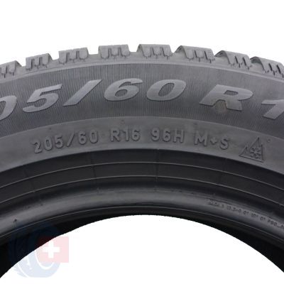 3. 205 60 16 1x PIRELLI 205/60 R16 96H XL Cinturato 2 Winter Winterreifen 7,8mm 2021