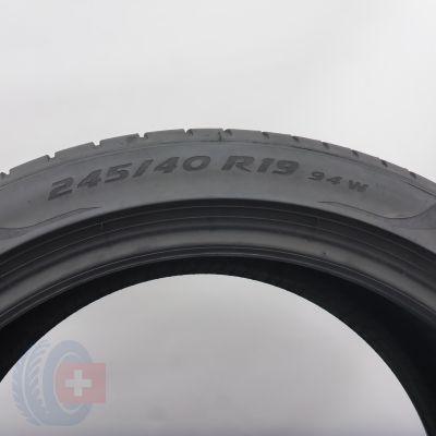 8.  245 40 19 4x PIRELLI  245/40 R19 94W P Zero Sommerreifen 2025 6-6,2 mm