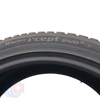 4. 2 x HANKOOK 275/40 R22 107V XL Winter I Cept evo 3x W330A Winterreifen 2022 6,7mm