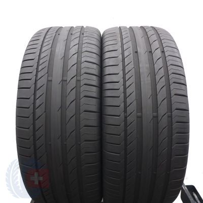 4. 4 x CONTINENTAL 275/55 R19 111W ContiSportContact 5 SUV Sommerreifen 2021 6,8-7mm