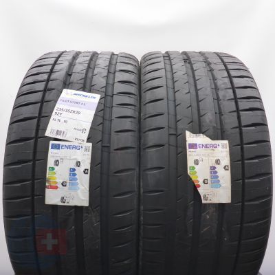 235 35 20 2x MICHELIN 235/35 ZR20 92Y XL Pilot Sport 4S T0 Acoustic Sommerreifen 2022 Ungebraucht  