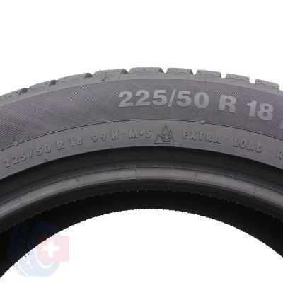 2. 225 50 18 1x CONTINENTAL 225/50 R18 99H XL AO ContiWinterContact TS830P Winterreifen 2022 9mm