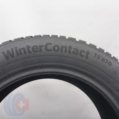 5. 205 55 16 2x CONTINENTAL 205/55 R16 91H WinterContact TS 870 Winterreifen 2024 8,2-7,8mm