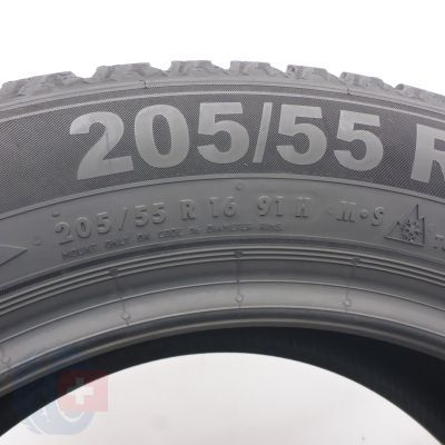 8. 205 55 16 4x SEMPERIT 205/55 R16 91H Speed-Grip 5 Winterreifen 2025 9-8,8mm  WIE NEU 