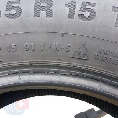 2. 195 65 15 2x CONTINENTAL 195/65 R15 91T ContiWinterContact TS850 Winterreifen 2021 6-6,3mm