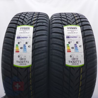 4. 235 55 17 4x NOKIAN 235/55 R17 103H XL Snowproof 2 Winterreifen 2025 VOLL WIE NEU