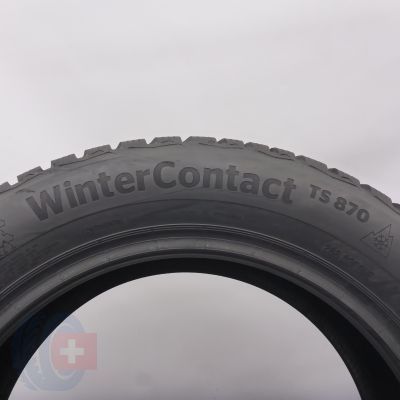 7. 205 55 16 2x CONTINENTAL 205/55 R16 91H WinterContact TS870 2021 Winterreifen 6-7,2mm