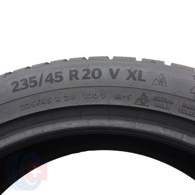 3. 235 45 20 1x CONTINENTAL 235/45 R20  100V XL WinterContact TS 870 P SEAL Winterreifen 2022 8,5mm WIE NEU