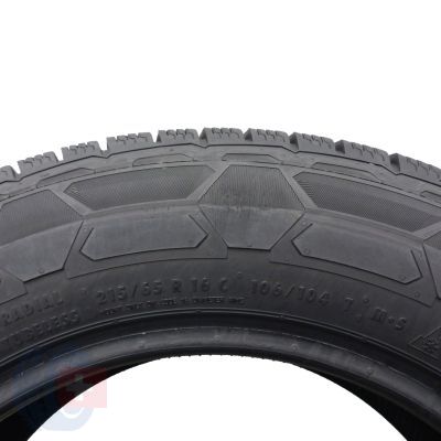 8. 215 65 16C 2x CONTINENTAL 215/65 R16C 106/104T VanContact Winter Winterreifen 7,5mm 2018