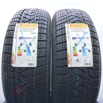 215 65 16 2x PIRELLI 215/65 R16 102H XL Scorpion Winter Winterreifen 2022 Ungebraucht    