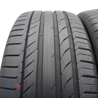 2. 235 50 18 2x CONTINENTAL 235/50 R18 97V ContiSportContact 5 MO SUV Sommerreifen 7mm 2016