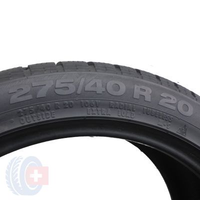 8. 4 x CONTINENTAL  275/40 R20 106V CrossContact Winter Winterreifen 2011 5.2-6.5mm