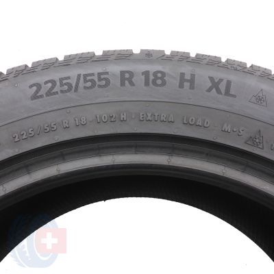 3. 225 55 18 1x CONTINENTAL 225/55 R18 102H XL WinterContact TS860S BMW MO Winterreifen 2023 6,2mm