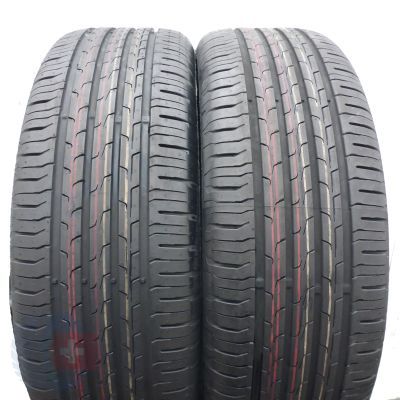 3.  215 60 17 4x CONTINENTAL 215/60 R17 96H EcoContact 6 Sommerreifen 2020 VOLL WIE NEU 