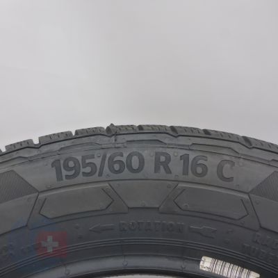 6. 195 60 16C 4x CONTINENTAL 195/60 R16C 99/97T VanContact Winter Winterreifen 2022 VOLL 