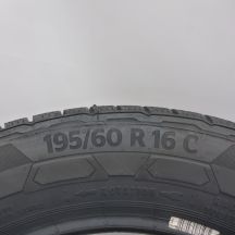 6. 195 60 16C 4x CONTINENTAL 195/60 R16C 99/97T VanContact Winter Winterreifen 2022 VOLL 