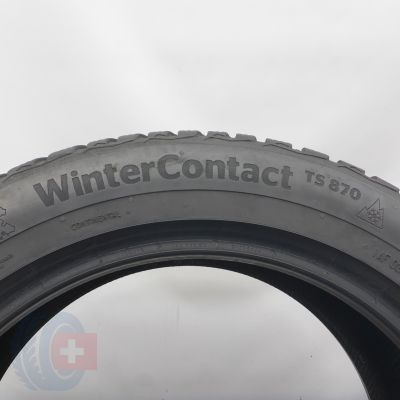 6. 225 50 17 2x CONTINENTAL 225/50 R17 98H WinterContact Ts870 Winterreifen 2022 7,2mm