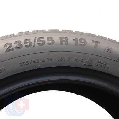 5. 235 55 19 2x CONTINENTAL 235/55 R19 101T WinterContact TS850P Seal Winterreifen 2022 WIE NEU 7,2mm