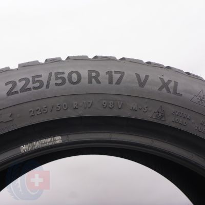6. 225 50 17 2x CONTINENTAL 225/50 R17 98V XL WinterContact TS 870 Winterreifen  2023 7,2-7,5mm