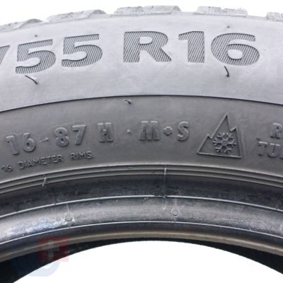 3. 195 55 16 1x CONTINENTAL 195/55 R16 87H WinterContact TS860 Winterreifen 8mm 2019