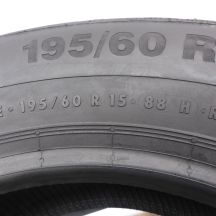 7. 195 60 15 4x CONTINENTAL 195/60 R15 88H ContiPremiumContact 5 Sommerreifen 2017 VOLL Ungebraucht   