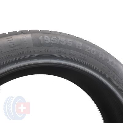 5. 2 x CONTINENTAL 195/55 R20 95H XL ContiEcoContact 5 Sommerreifen 2022 6,8mm