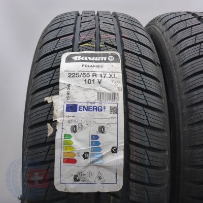 2. 225 55 17 2x BARUM 225/55 R17 101V XL Polaris 5 Winterreifen 2023 VOLL WIE NEU 2. 225 55 17 2x BARUM 225/55 R17 101V XL Polaris 5 Winterreifen 2023 VOLL WIE NEU