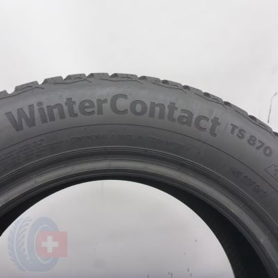 6. 185 60 14 2x CONTINENTAL 185/60 R14 82T WinterContact TS 870 Winterreifen 2021 8,2mm