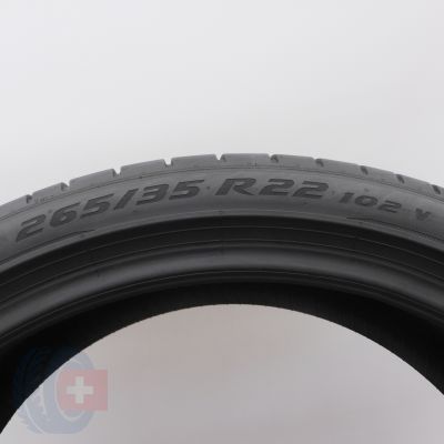 3. 265 35 22 1x PIRELLI 265/35 R22 102V XL P Zero VOL PNCS Sommerreifen 2023 6,8mm